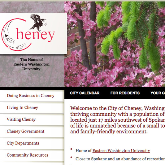 City of Cheney Developers - Custom PHP Developers